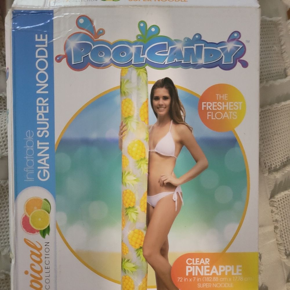 Tropical Leaf Inflatable Pool Float - Picture 5 of 5